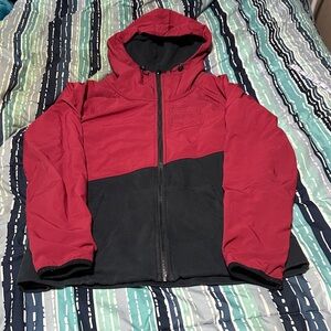 Fox Women's Red and Black Puffer Jacket